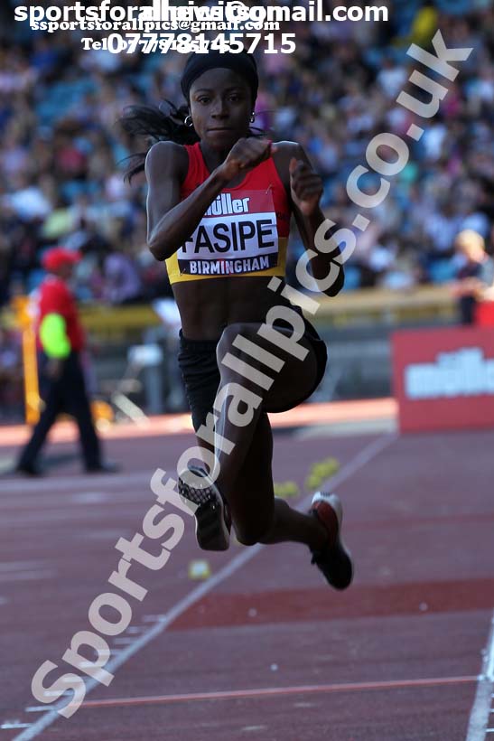 Womens triple jump, 2019 Muller British Championships, Alexander Stadium, Birmingham. Photo: David T. Hewitson/Sports for All Pics